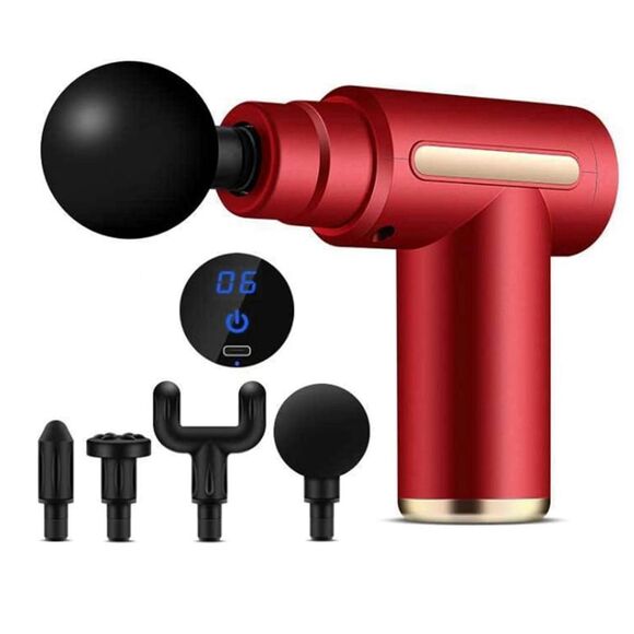 LUO - NWT - Professional Massager & Fascia Gun/4 Heads/6 Speeds/Quiet Operation - Picture 9 of 10